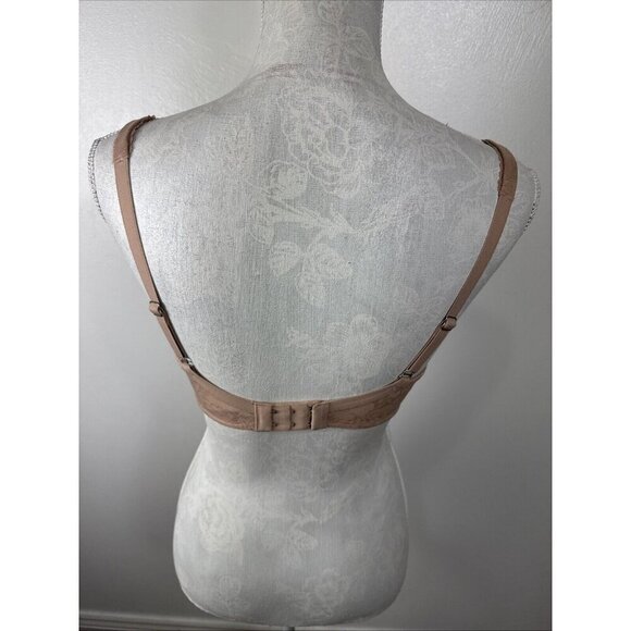 Victoria’s Secret Women's 34DD Lined Perfect Coverage Bra Beige Underwire - Picture 6 of 14